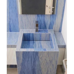 Blue ribbon marble countertop